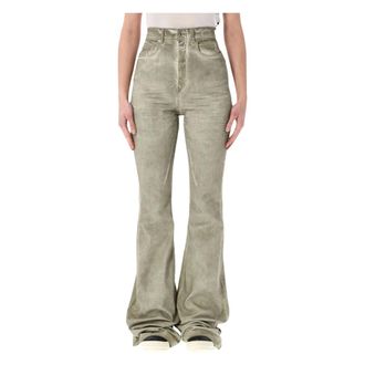 Rick Owens Dames, Jeans, Beige, Maat: W27 Katoen