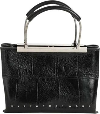 Alexander Wang Pre-owned Handbags, female, Black, Size: ONE SIZE Pre-owned Leather Shoulder Bag