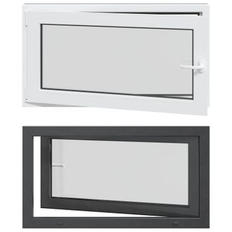 vidaXL Color Interno De Ventana De S&oacute;tano Blanco Risor 110 X 60 Cm Vidaxl