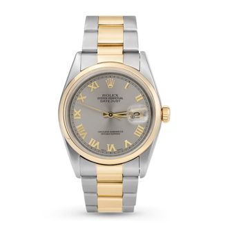 Rolex Pre-owned Rolex Datejust Automatic Chronometer Silver Dial Unisex Watch 16203 SRO