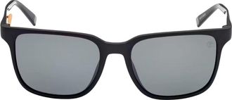 Timberland Mens Timberland Grey Lens Black Sunglasses - Size: ONE size