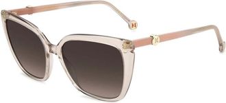 Carolina Herrera HER 0385/S Zonnebril - Dames - Zonnebrillen - Roze - 56 MM - Accessoires