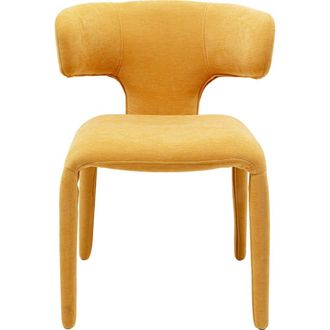Kare Design Silla amarillo de tela