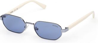 Guess GU00231 84V Mens Sunglasses Blue Size 53