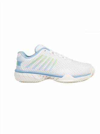 K-Swiss Womens Hypercourt Express 2 Shoes In White,light Blue