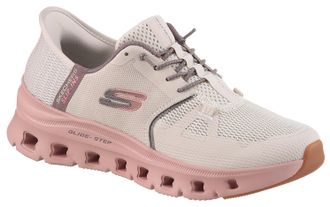 Skechers Slip-On Sneaker SKECHERS GLIDE-STEP PRO, Damen, Gr. 35, bunt (taupe multi), Textil, Schuhe Slip-On Sneaker, Slipper, Freizeitschuh mit komfortabler He