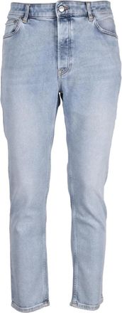 Department Five Light Blue Cotton Rubber Jeans