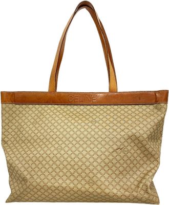 Celine Beige Pvc Tote Bag (Pre-Owned)