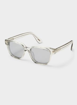 Tom Ford Marshall translucent grey sunglasses