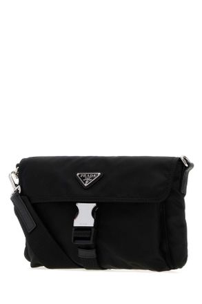 Prada Mens Black Fabric Phone Holder Nero Cover Accessory