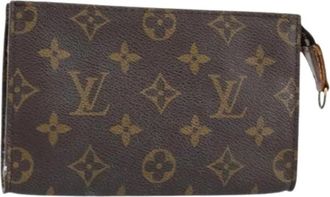 Louis Vuitton Pre-owned Clutches, female, Brown, Size: ONE SIZE Pre-owned Canvas Clutch