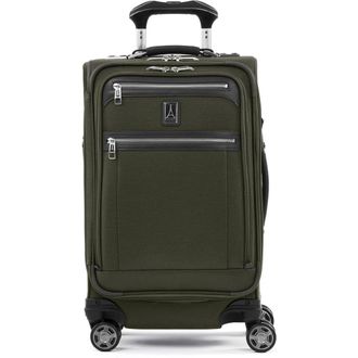 Travelpro Platinum Elite Softside Expandable Carry-On 21-Inch Luggage in Pilot Green at Nordstrom