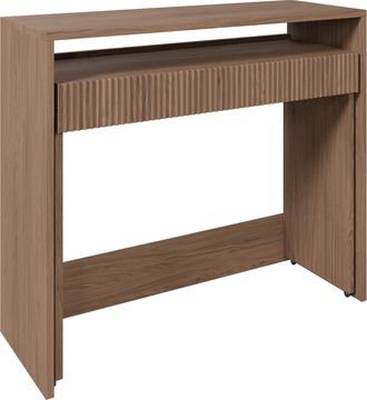 Selsey Selsey Zoom - Escritorio Extensible Con Un Caj&oacute;n Y Ranuras - 98 Cm - Roble Casella Marr&oacute;n