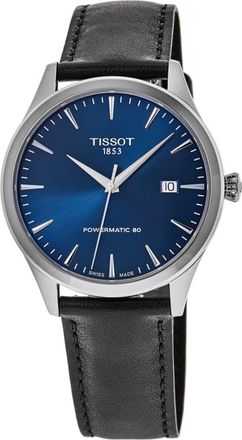 Tissot Classic Dream Blue Dial Leather Strap Mens Watch T158.407.16.041.00