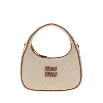 Miu Miu Two-tone Canvas Handbag