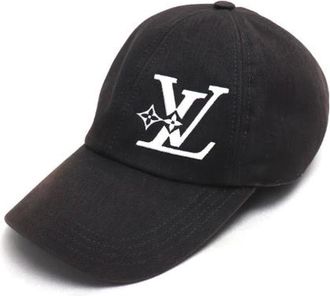 Louis Vuitton Pre-owned Accessories, male, Black, Size: ONE SIZE Pre-owned LV Smash Cotton Cap