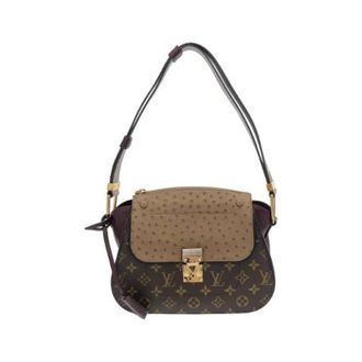 Louis Vuitton Pre-owned Monogram Exotic Shoulder Bag - Dames - Pre-owned - Bruin - Maat: ONE Size Leer