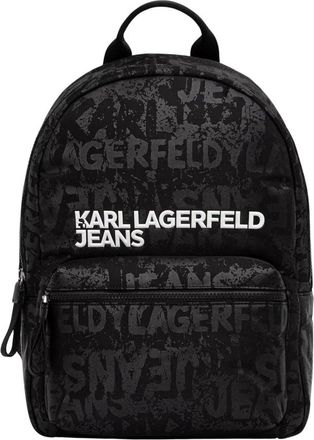 Karl Lagerfeld Jeans Rugzak - Heren - Rugzakken - Zwart - ONE Size - Tassen