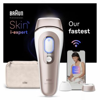 Braun Skin I-expert Pl7147 Luz Pulsada Intensa (ipl) Oro Rosa, Blanco