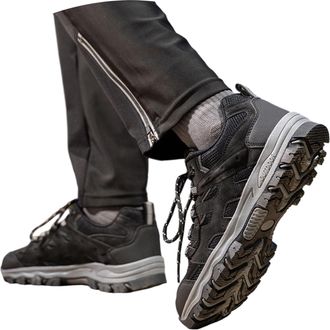 Generic Unisex All Terrain Hiking Sneakers Durable Lightweight Outdoor Walking Shoes Enhanced Traction Comfortable Support for Adventure Travel (Black, 5.5)