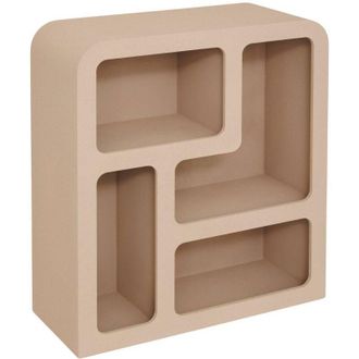 Atmosphera Atmosphera - Estanter&iacute;a Soleya Beige Mediana De 4 Niveles 75x30cm Cr&eacute;ateur DInt&eacute;rieur