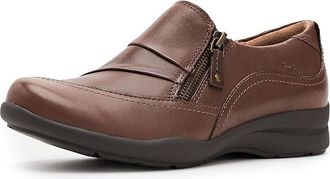 Jambu Thea Womens Flat Shoes Dark Brown : 8.5 W, Leather