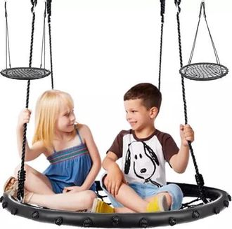 OEM Northix Columpio Nido De P&aacute;jaro Negro 100 Cm Robusto