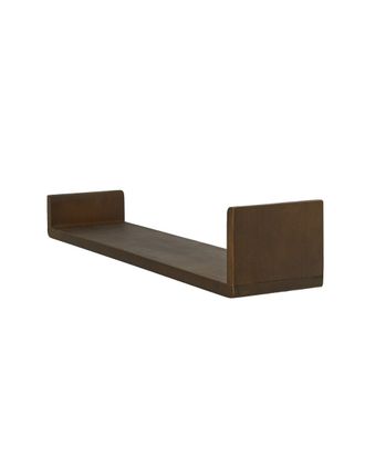 Hannun Estanter&iacute;a flotante de abeto macizo marr&oacute;n lateral alto derecho
