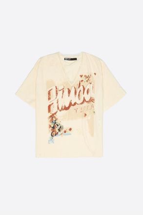 Bimba & Lola Oversize Faded Linen T-Shirt in Ivory at Nordstrom, Size X-Small