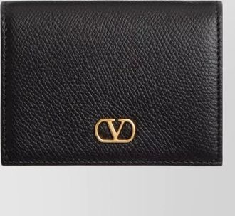 Valentino Garavani pebbled leather cardholder