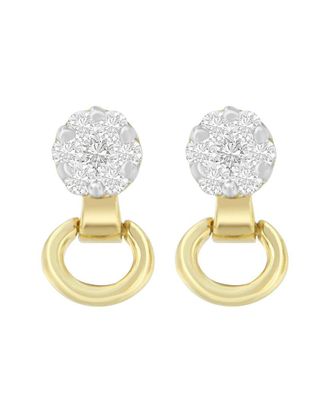House of Brilliance Haus Of Brilliance 14K 0.51 Ct. Tw. Diamond Stud Earrings