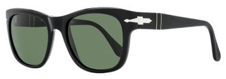 Persol Unisex Large Square Sunglasses PO3313S 95/31 Black 55mm