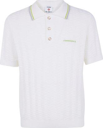 Casablanca Tennis Boucle Polo Shirt