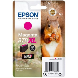 Epson Squirrel 378xl Cartucho De Tinta 1 Pieza(s) Original Alto Rendimiento (xl)