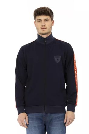 Automobili Lamborghini Blue Polyester Men Mens Sweatshirt