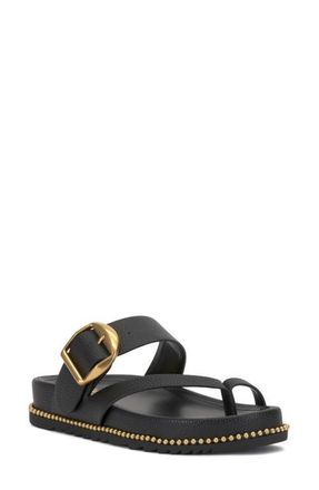 Vince Camuto Camilo Toe Loop Sandal in Black at Nordstrom, Size 6.5