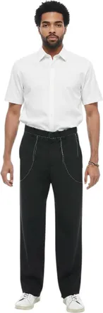 Off-white Black Tailored Solid Trousers