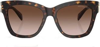 Michael Kors Empire Square Brown Gradient Butterfly Ladies Sunglasses MK2182U 300613 55