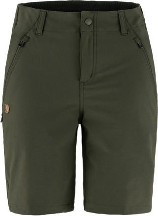 Fj&auml;llr&auml;ven Abisko Trail Stretch Shorts Shorts f&uuml;r Damen | oliv