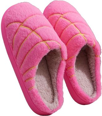 Generic Winter Slippers for Women Men Comfy Casual Non-Slip Warm Thick Soled Indoor Slipper Warm Cozy Plush Fuzzy Memory Foam Slippers