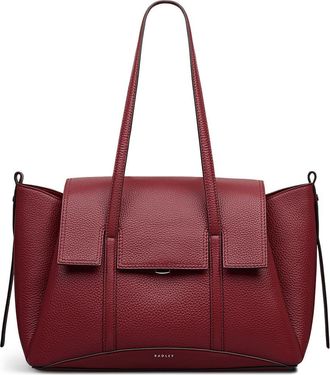 Radley London The Chancery Medium Flapover Shoulder Bag in Carmine at Nordstrom