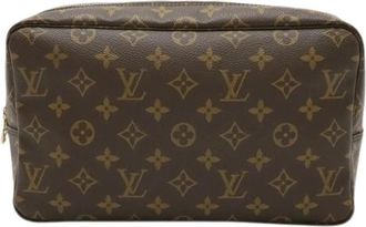 Louis Vuitton Pre-owned Clutches, female, Brown, Size: ONE SIZE Pre-owned Canvas Clutch