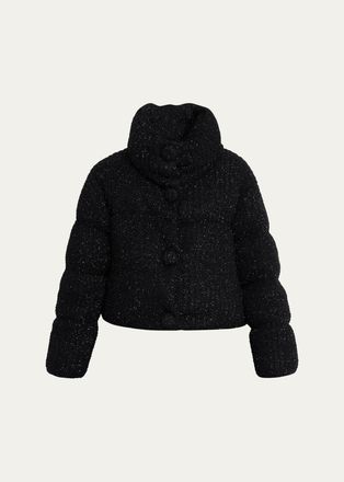 Moncler Almee Teddy Short Down Jacket
