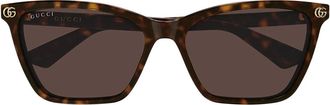Gucci Sunglasses Gg2111 S 002 Brown/Brown Women