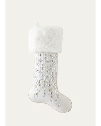 Kim Seybert Crystal Drops Stocking