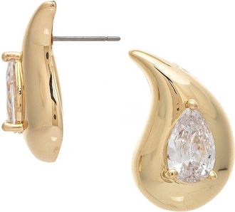 Rivka Friedman 18K Plated Cz Earrings