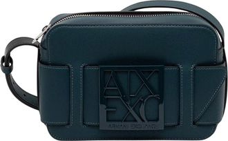 A|X Armani Exchange Susie Crossbody Tas - Dames - Tassen - Blauw - Maat: ONE Size Leer