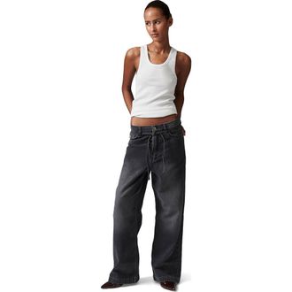 Day Birger Et Mikkelsen Elijah Denim Straight Leg Jeans in Black at Nordstrom, Size 10