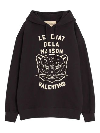 Valentino Garavani Hooded Sweatshirt With V Detail from