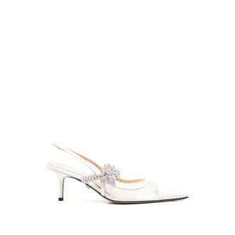 Mach & Mach Mach & Mach, Dames, Schoenen, Wit, Maat: 39 EU Nylon